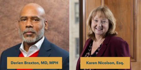 Derien Braxton and Karen Nicolson