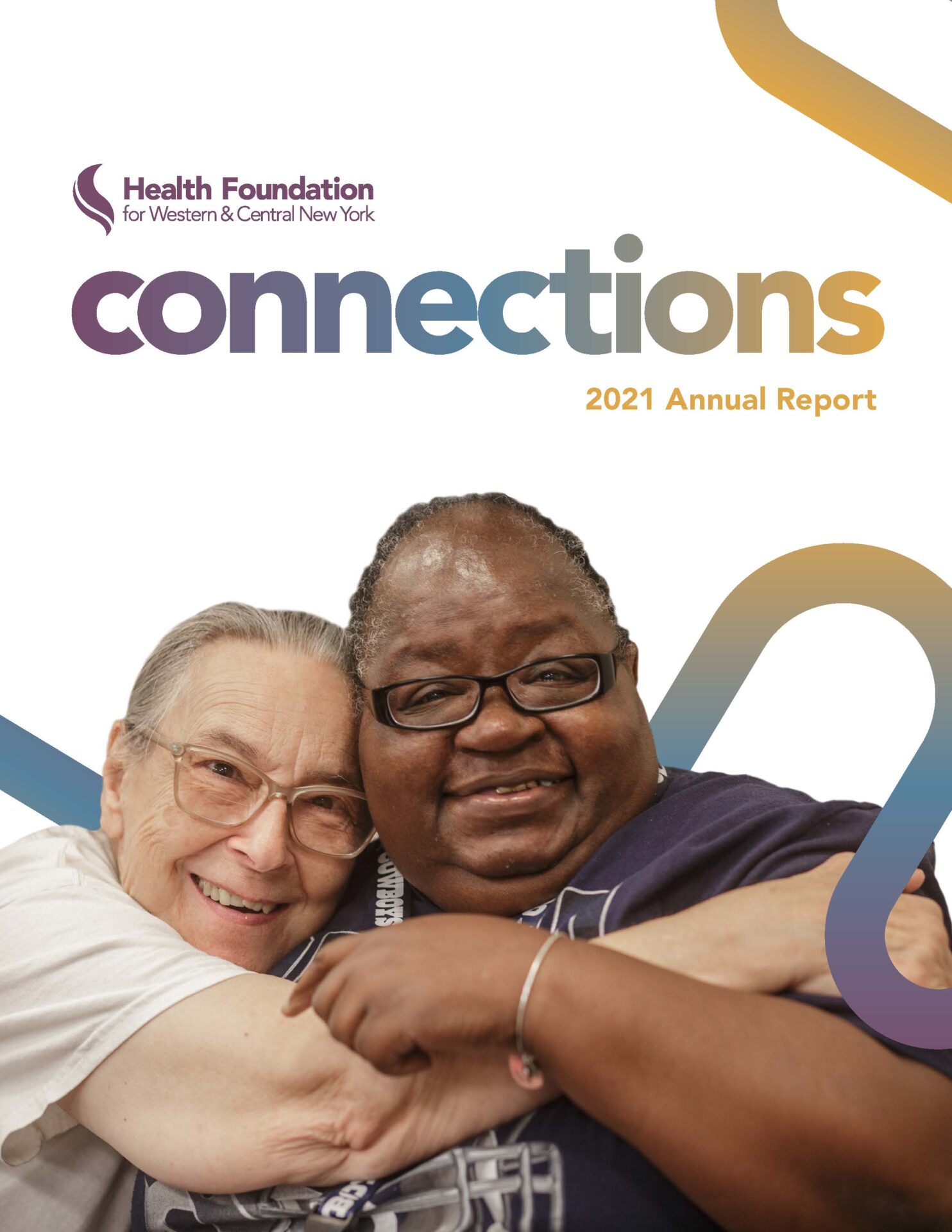 Health Foundation's annual report 2021 cover