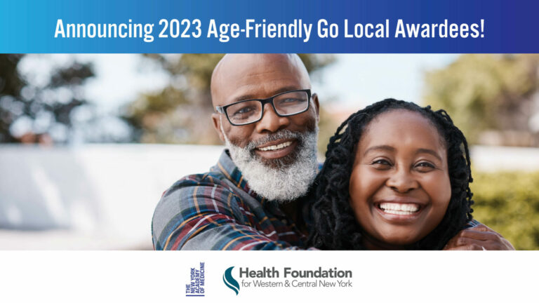 Announcing 2023 Age Friendly Go Local Awardees