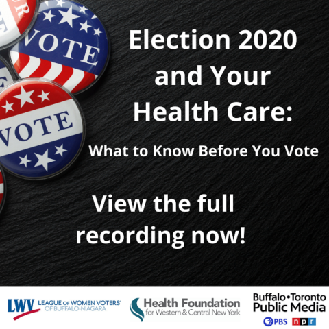 Election 2020 and Your Health Care Virtual Panel