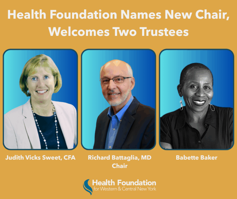 New trustees and chair
