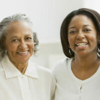 Family caregiver and loved one