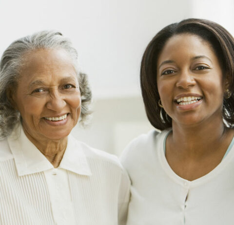 Family caregiver and loved one